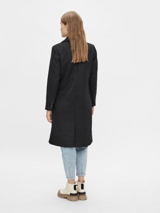 Object abrigo paño negro nuevo