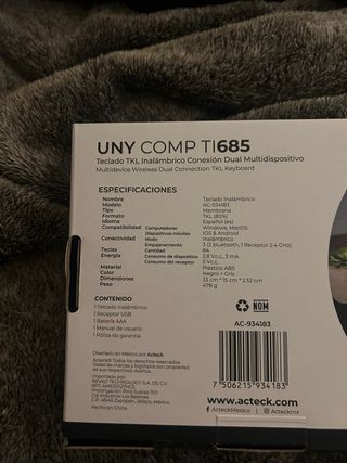 Teclado Acteck Uni Comp TI685