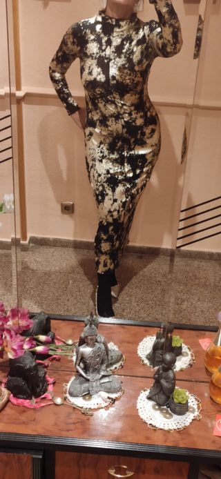 Vestido Nochevieja midi S