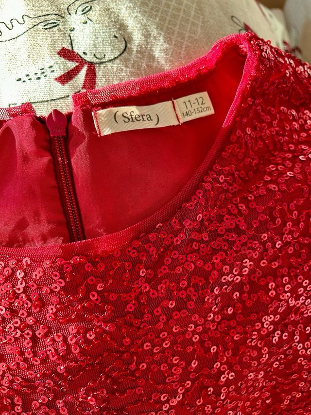 Vestido niña lentejuelas 11-12 años
