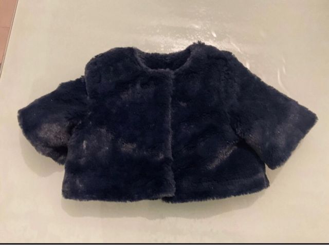 Copri spalle in pelliccia 18/24 mesi