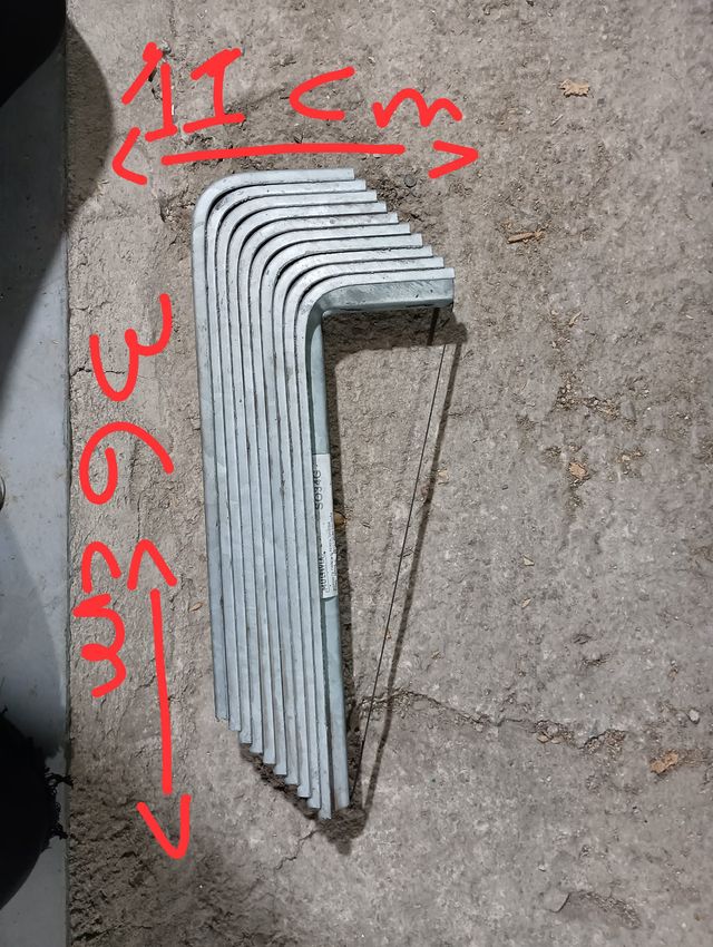 CONJUNTOS DE 10 SOPORTES PARA BANDEJAS PORTACABLES