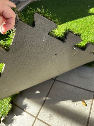 cesped artificial (todas las piezas ) son 12