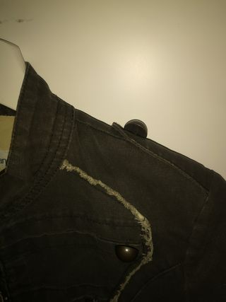Cazadora gris cuello mao