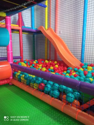Parque bolas infantil con cama incluida