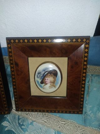 cuadros miniatura esmaltes