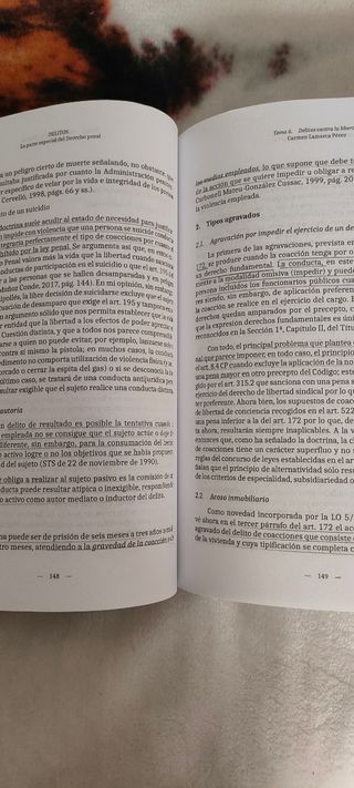 Delitos, la parte especial de derecho penal