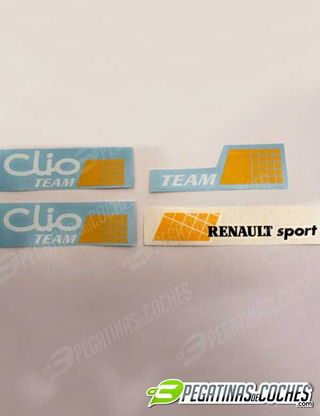 Pegatinas Clio Team 182