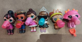 Lol muñequitos con sus accesorios 