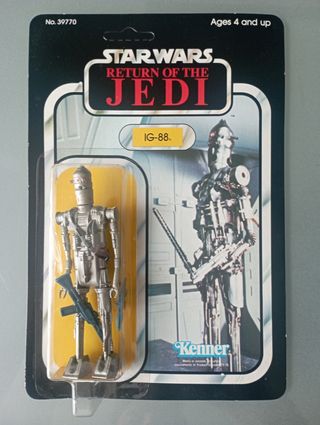 Vintage IG-88 MOC  ROTJ 77Back