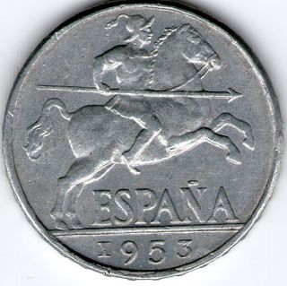 10 CENTIMOS 1953 FRANCO
