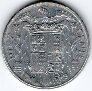10 CENTIMOS 1953 FRANCO