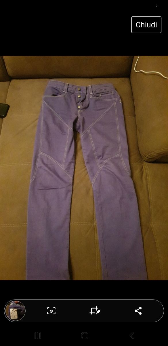 Jeans 9.2 Carlo Chionna uomo lilla