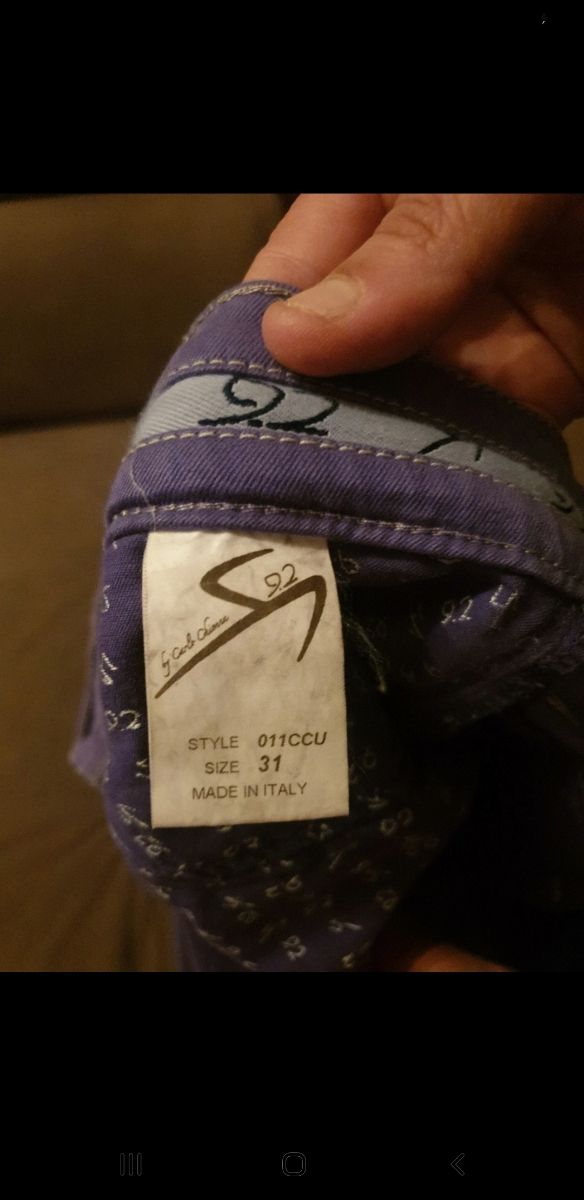 Jeans 9.2 Carlo Chionna uomo lilla