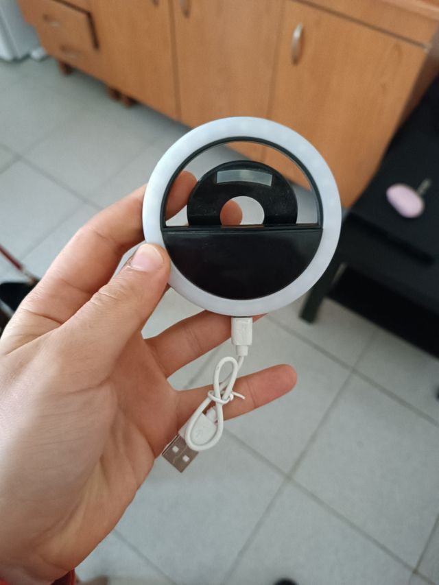 Selfie ring light per telefono