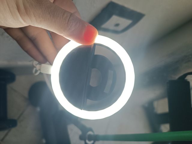 Selfie ring light per telefono