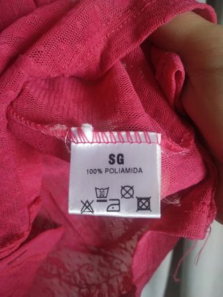 Camiseta de encaje elástica NUEVA