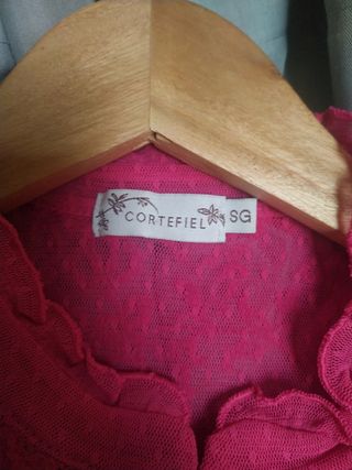 Camiseta de encaje elástica NUEVA