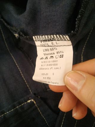 Conjunto casaca y pantalón