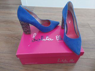 Zapatos fiesta azul