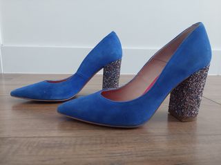 Zapatos fiesta azul
