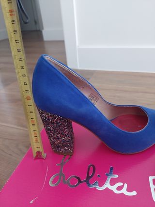 Zapatos fiesta azul