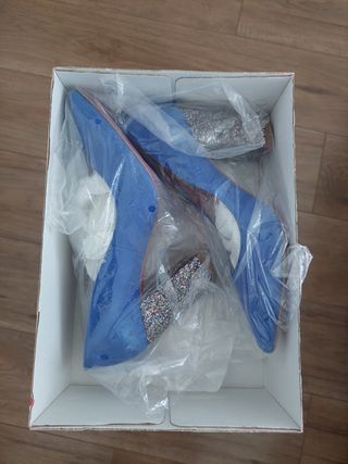 Zapatos fiesta azul