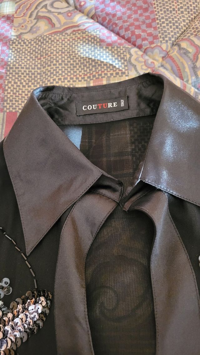 Camicia con paillets