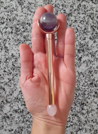 Skin roller con piedras intercambiables
