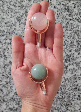 Skin roller con piedras intercambiables