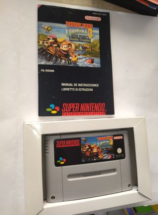 Donkey Kong Country 3 Pal España SNES Super Ninten