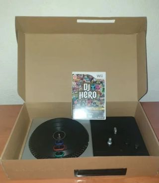 Juego Wii DJ HERO CON MESA DE MEZCLAS