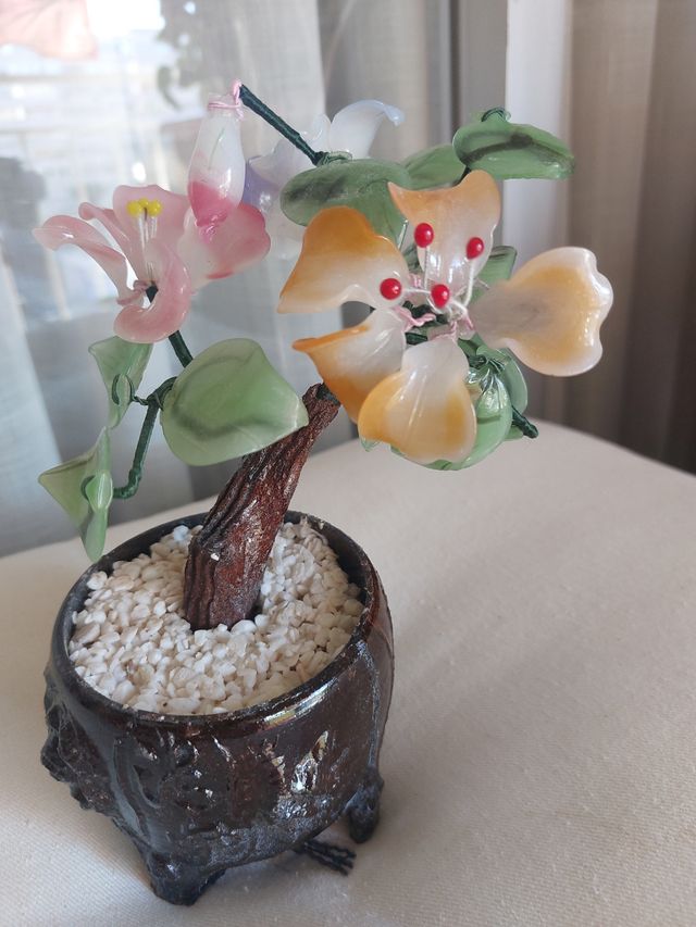 Bonito adorno de cristal.