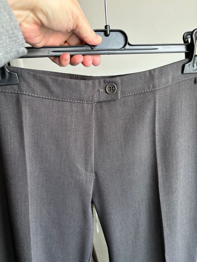 pantaloni grigi donna