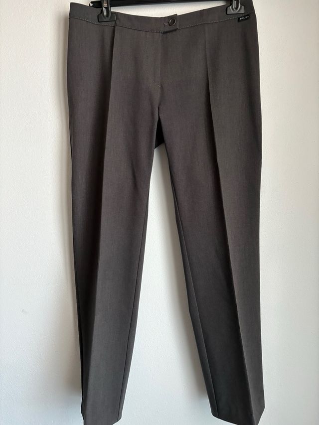pantaloni grigi donna