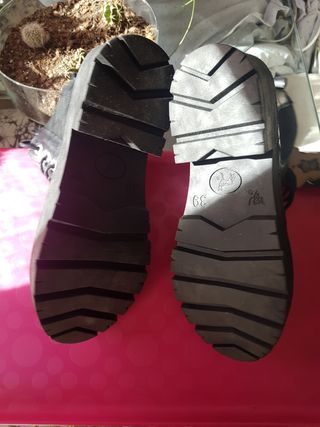 Botín piel cordones negro N39 Dimo