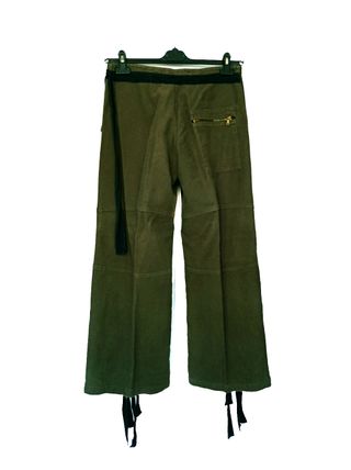 Blackground-Italia. Pantaloni vintage verde militare 