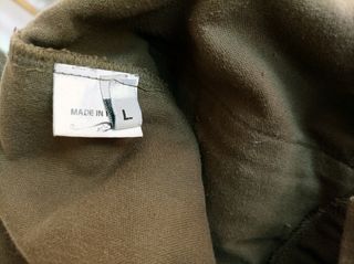 Blackground-Italia. Pantaloni vintage verde militare 