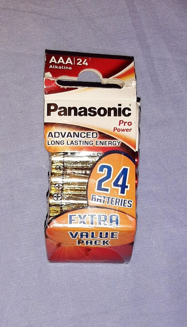 Pilas AAA alcalinas Panasonic (24 pilas) - NUEVAS