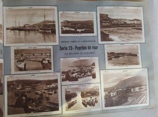 ANTIGUO ALBÚM CROMOS LAS BELLEZAS DE CANTABRIA