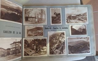 ANTIGUO ALBÚM CROMOS LAS BELLEZAS DE CANTABRIA