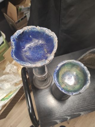 Orologio da tavolo e lampadari abbinati