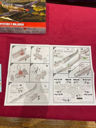 MAQUETA SPITFIRE SUPERMARINE F MK.XVIII AIRFIX
