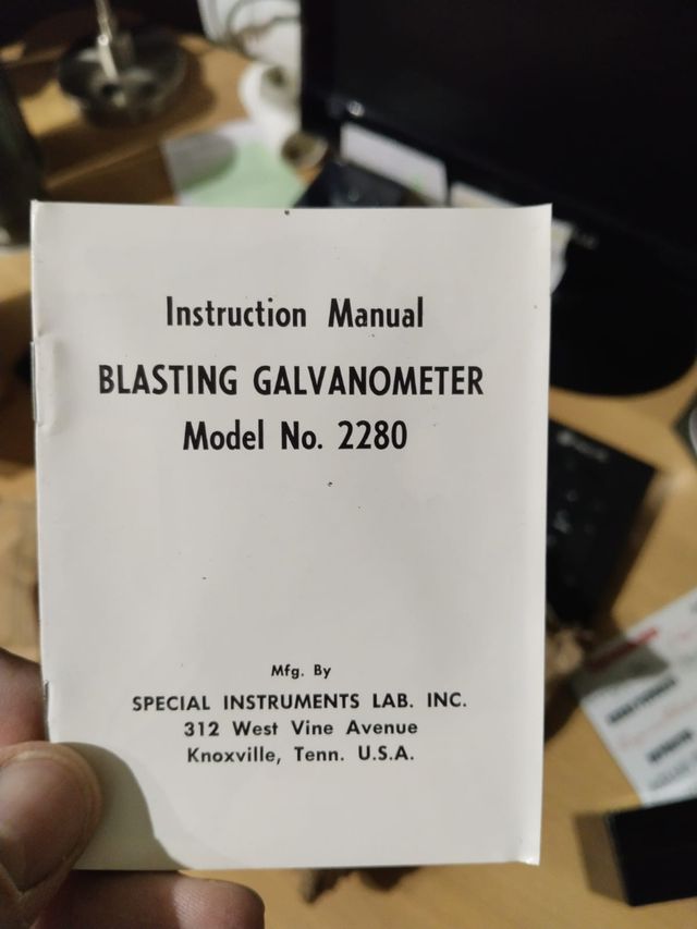 Galvanometer WWII USARMY Galvanometro