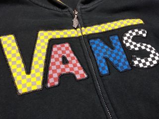 Sudadera Vans chicas M capucha y cremallera