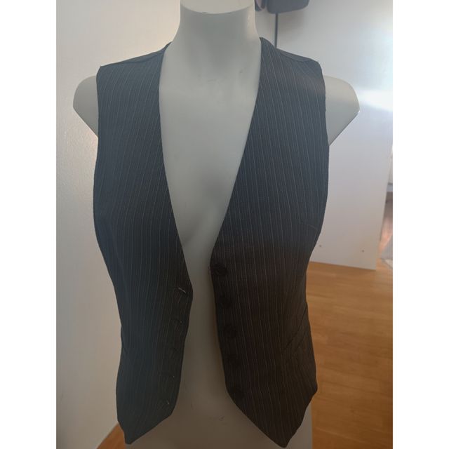 Chaleco rayas marrón Pull & Bear