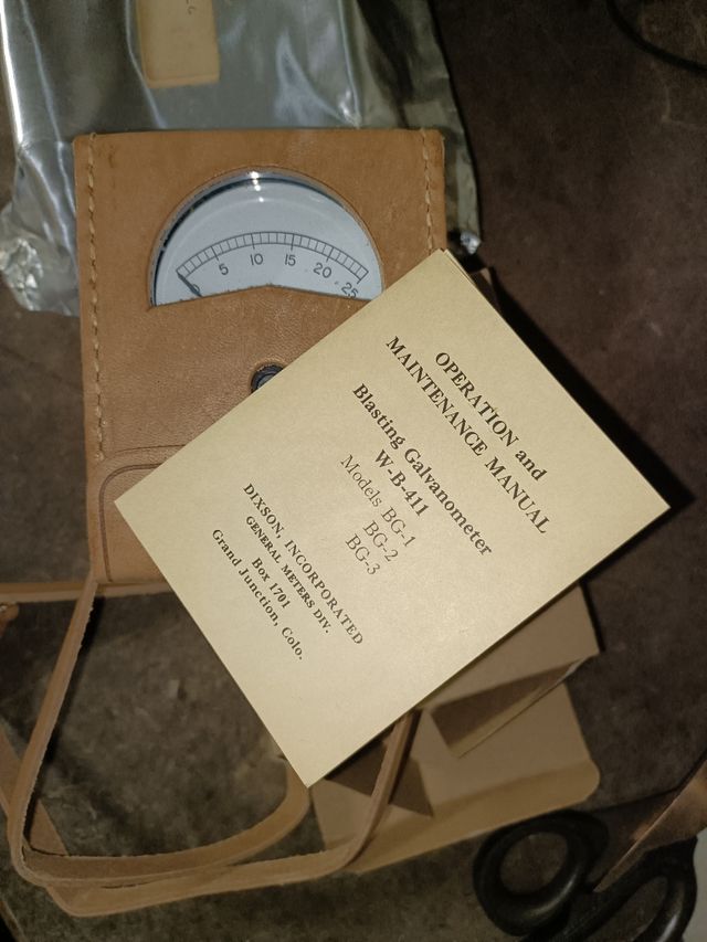 Blasting Galvanometer WWII USARMY