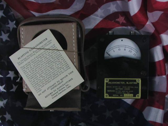 Blasting Galvanometer WWII USARMY