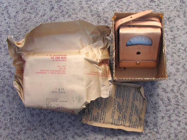 Blasting Galvanometer WWII USARMY