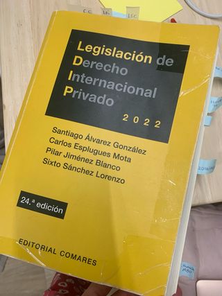 legislacion de derecho internacional privado